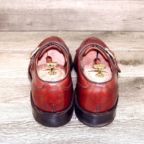 Allen Edmonds CORNELL Monkstrap 10.5 B Narrow Chili * add $15 new Trees main image 5